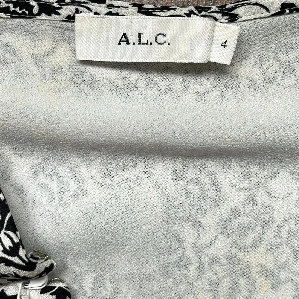 REVOLVE A.L.C. 100% Silk Farrow Floral Hi-Lo Mini Skirt size 4 - Picture 5 of 7